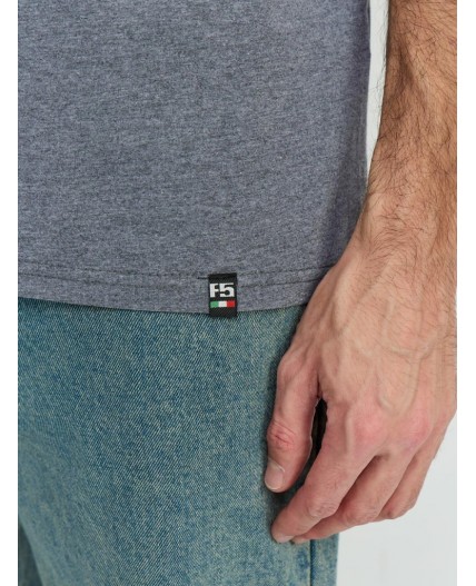 футболка мужская темно-серый меланж