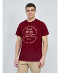 футболка мужская темно-бордовый