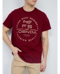футболка мужская темно-бордовый