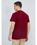 футболка мужская темно-бордовый