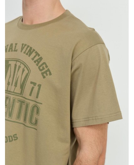 футболка мужская хаки