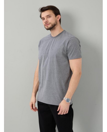 футболка мужская темно-серый меланж