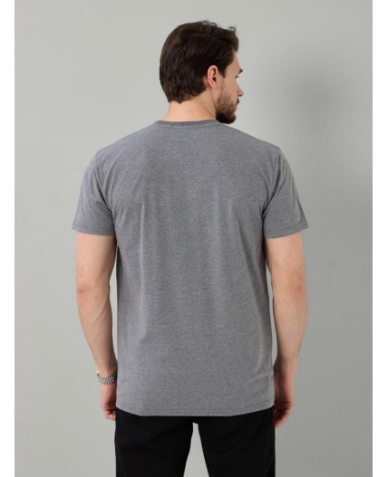 футболка мужская темно-серый меланж