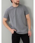 футболка мужская темно-серый меланж