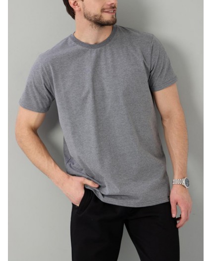 футболка мужская темно-серый меланж