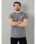 футболка мужская темно-серый меланж