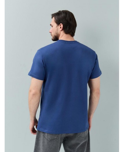 футболка мужская темно-синий