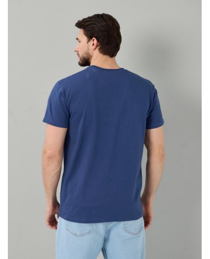 футболка мужская синий