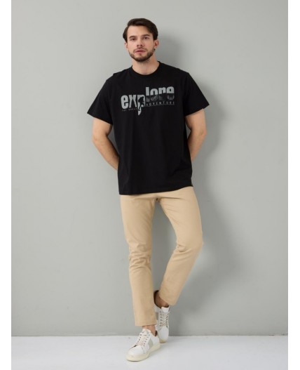 футболка мужская черный