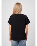 футболка женская черный
