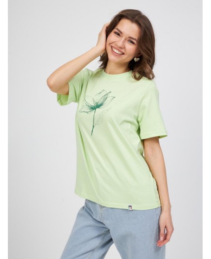 футболка женская светло-зеленый