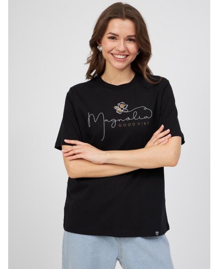 футболка женская черный