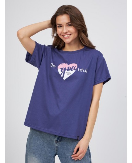 футболка женская чернильный