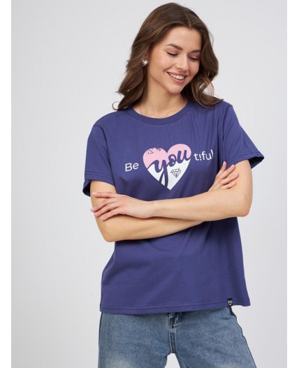 футболка женская чернильный