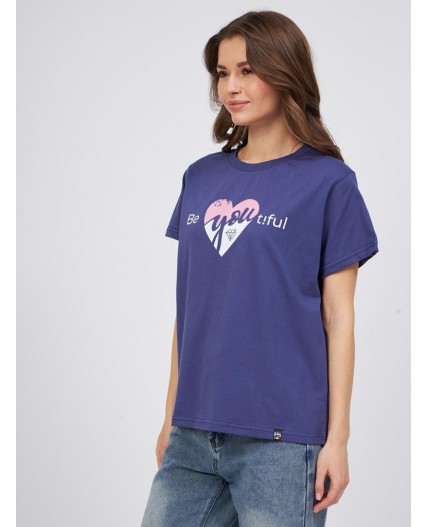 футболка женская чернильный