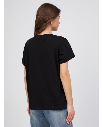 футболка женская черный