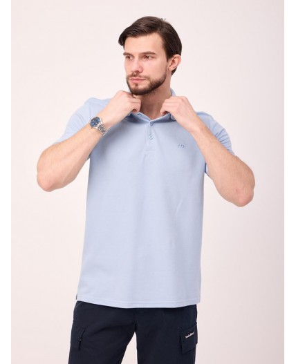 поло мужское голубой