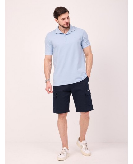 поло мужское голубой