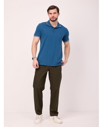 поло мужское морской