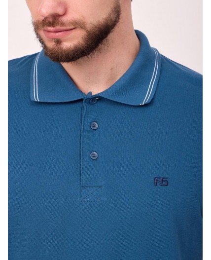 поло мужское морской