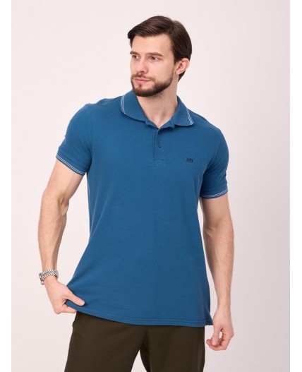 поло мужское морской