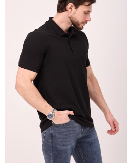 поло мужское черный