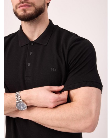 поло мужское черный