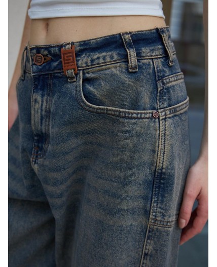 джинсы женские стирка средняя