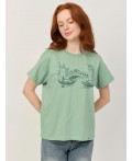 футболка женская зеленый