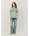 футболка женская зеленый