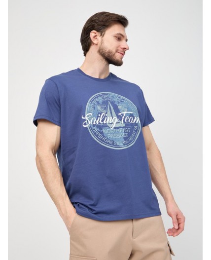 футболка мужская темно-синий