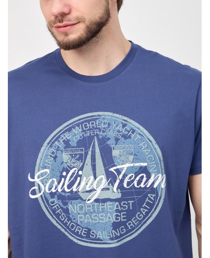 футболка мужская темно-синий