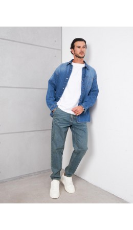 джинсы мужские стирка средняя