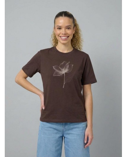 футболка женская шоколадный