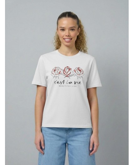 футболка женская белый