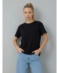 футболка женская черный