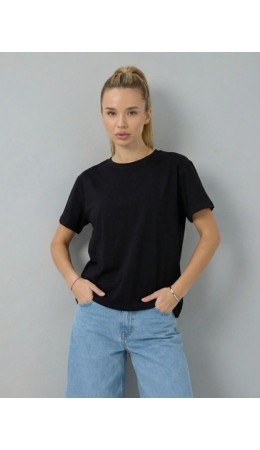футболка женская черный