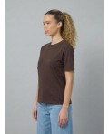 футболка женская шоколадный