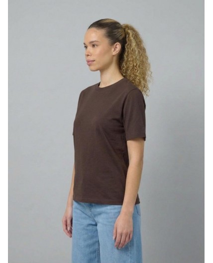футболка женская шоколадный