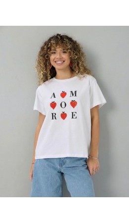 футболка женская белый