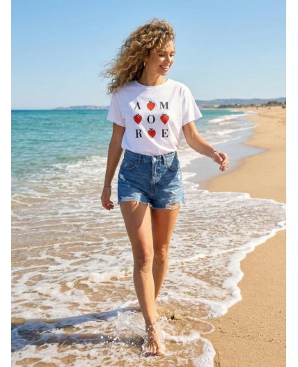 футболка женская белый