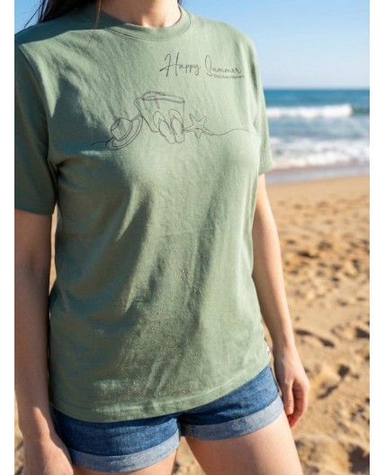 футболка женская зеленый