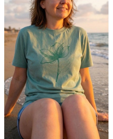 футболка женская зеленый