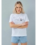 футболка женская белый