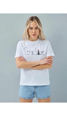 футболка женская белый