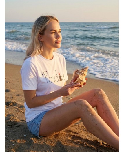 футболка женская белый