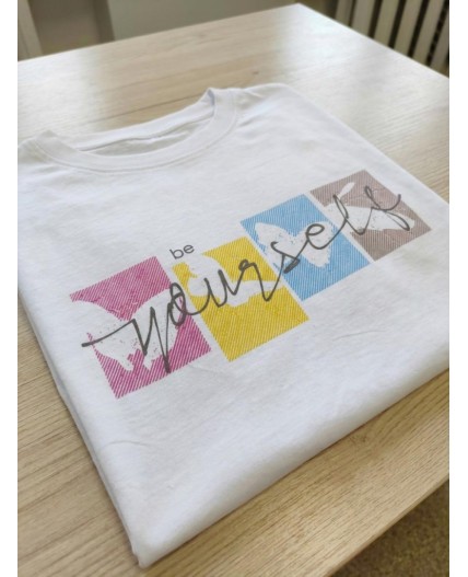 футболка женская белый