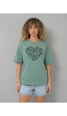 футболка женская зеленый