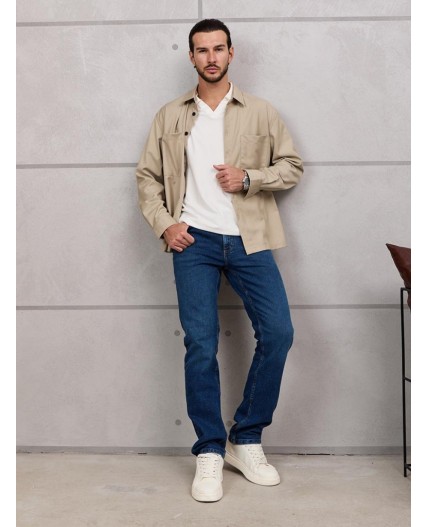 джинсы мужские стирка темная