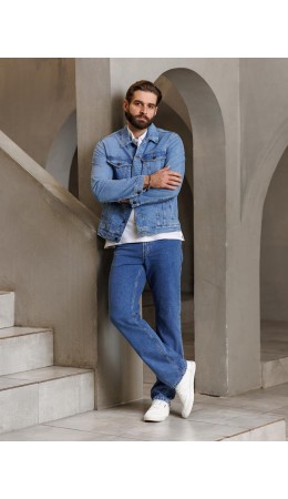 джинсы мужские стирка средняя